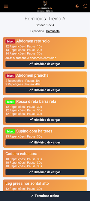 EMM Believe - Personal Trainer Screenshot 2
