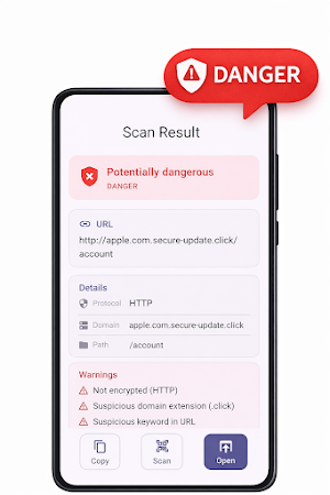 QR Guard - Safe Scanner Screenshot 3
