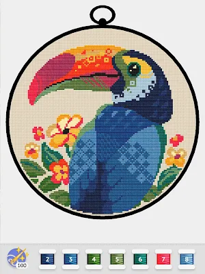 Cross Stitch Club — Color by Numbers with a Hoop screenshot 8