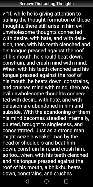 Remove Distracting Thoughts Screenshot 2
