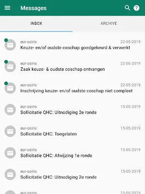 OSIRIS Erasmus University Screenshot 1