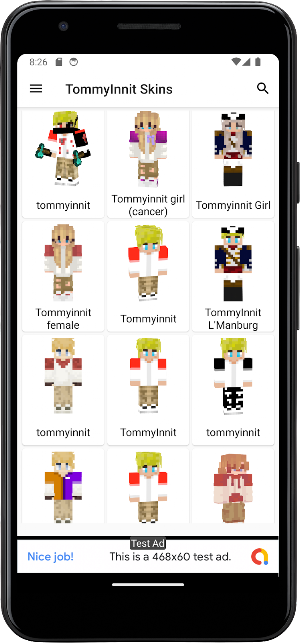 TommyInnit Skins for Minecraft Screenshot 3