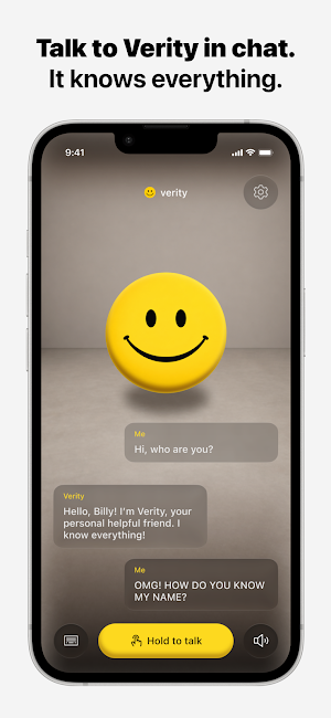 Verity: Your helpful friend Screenshot 1