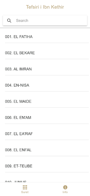 Tefsir Kurani Ibn Kethir shqip Screenshot 0