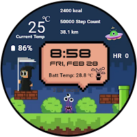 Game Dark Player Watch Face
