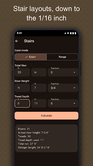 Pocket Construction Calculator Screenshot 1