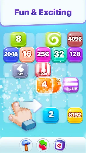 Cubi Land - 2048 Puzzle&Beyond Screenshot 1