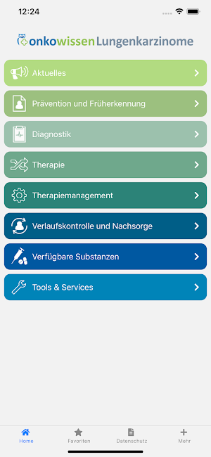 Lungenkarzinome onkowissen Screenshot 0