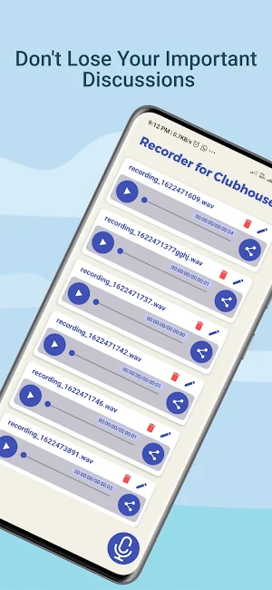 Recorder For ClubHouse Screenshot 1
