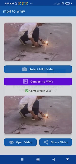 mp4 to wmv converter Screenshot 1