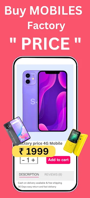 Mobile Phone Shopping App Screenshot 0