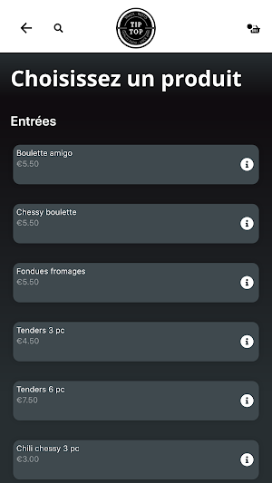 Snack Tip Top Screenshot 1