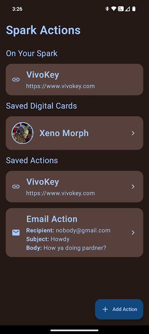 Spark Actions Screenshot 0