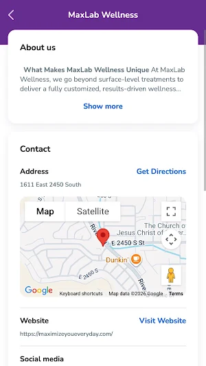 MaxLab Wellness Screenshot 1
