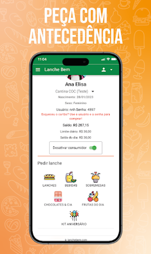 Lanche Bem Screenshot 1