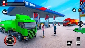 ट्रक वाला गेम Oil Tanker Truck Screenshot 1