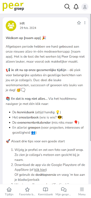Peer Groep Screenshot 1