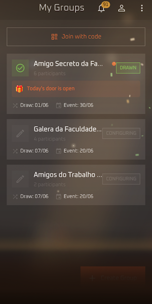 O Amigo Secreto: Secret Santa Screenshot 1