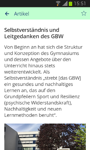 Gymnasium Bürgerwiese Dresden Screenshot 2