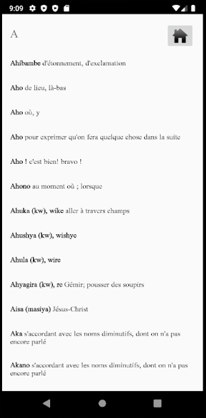 Dictionnaire Shisumbwa - Fr Screenshot 1