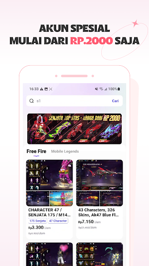 TOPACC-Akun permainan teratas Screenshot 0