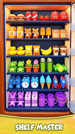 Fill Up Fridge Satisfying Game Screenshot 1