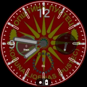 Pustec Flag Watchface Screenshot 0