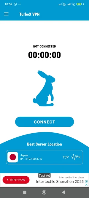 TurboX VPN Screenshot 1