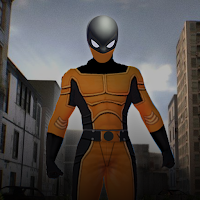 Spider Hero Gangster City Rope