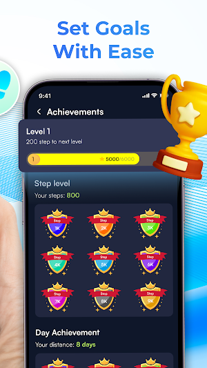Pedometer: Step Counter Daily Screenshot 2