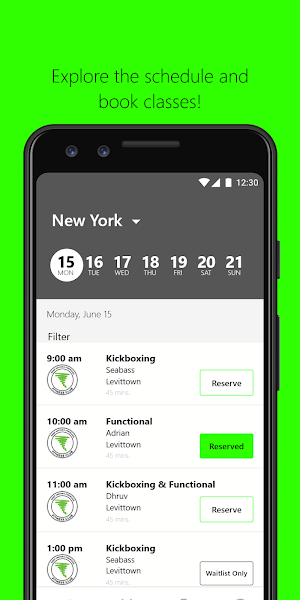 KMF Fitness Club Screenshot 2