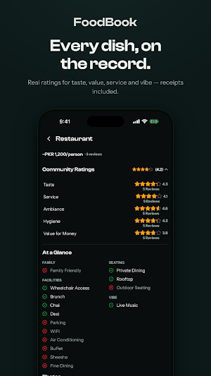FoodBook: Reviews & More Screenshot 1