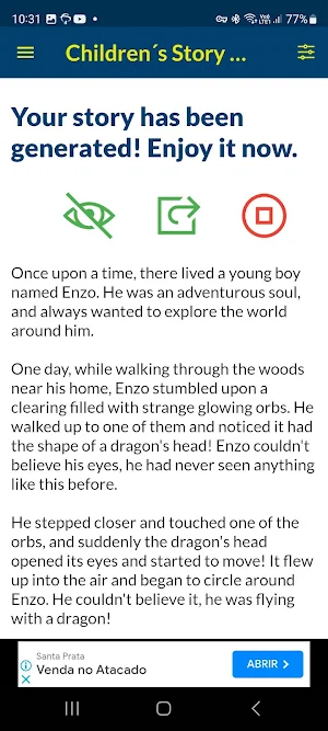 Children's Story Creator - AI Screenshot 3