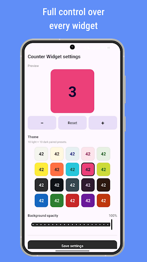 Counter Widget Screenshot 2