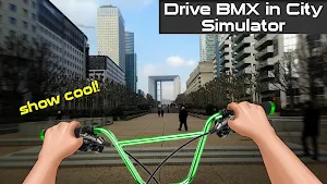 Drive BMX in City Simulator Screenshot 0