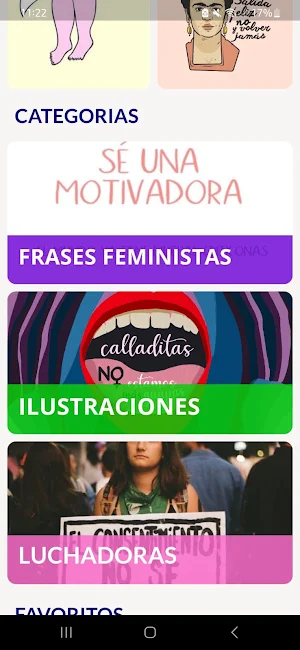 Wallpapers Feministas Screenshot 2