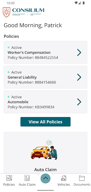 Consilium Assurances Screenshot 1
