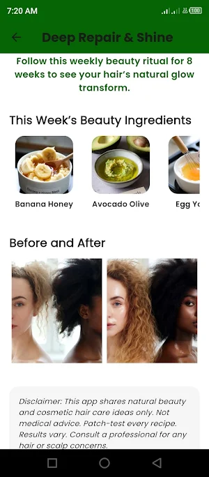 Home Hair Glow Screenshot 3