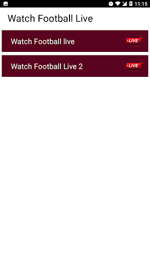 Live Football TV HD Streaming Screenshot 3