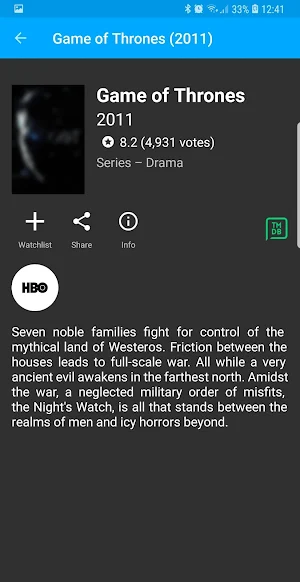 What Movie Watch - Get a Random Movie or TV Series Screenshot 1