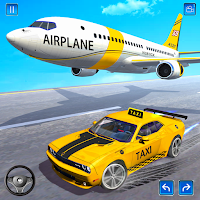Airplane Pilot Taxi Car Transporter: Taxi Car Game