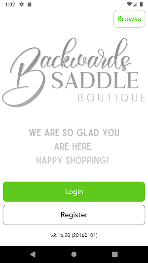 Backwards Saddle Boutique LLC Screenshot 0