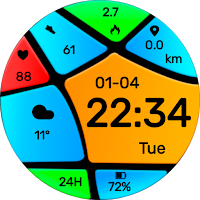 Digital STROWDLER watch face