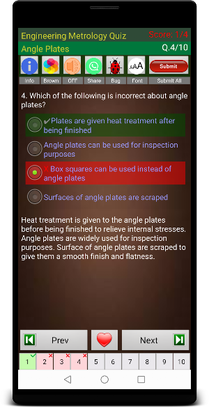 Metrology Quiz Screenshot 3