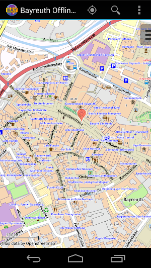 Bayreuth Offline City Map Screenshot 2