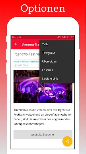 Bremen Aktuelle Nachrichten Screenshot 3