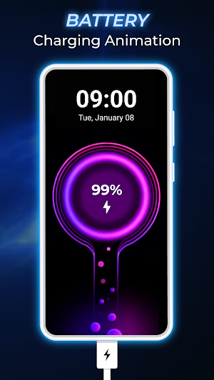 Art Battery Charging Animation Screenshot 0