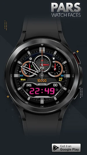Pars Analog Watch Face Screenshot 0