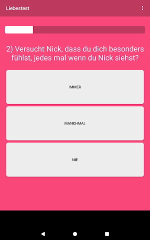 LiebesTest - Quiz Screenshot 1