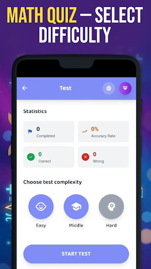 Math Quiz Pro - Brain Game Screenshot 0